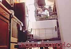 Girl Ignores You While Cleaning Kitchen, Giantess Records!