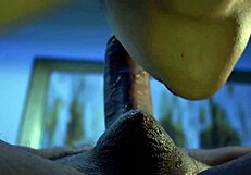 Swallowing every drop in deepthroat with balls 😈💦