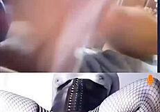 cum tribute to hotty puttta milf, lots of cum on her shaved pussy