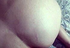 Oh wow, hottie gets stuck under the bed, her big ass bent over for intense doggystyle!