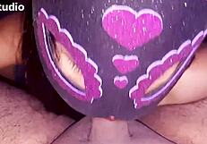 lechita in the mouth of susy's little slut, she sucks cock so well.