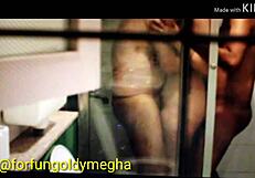 Is This The Third Night Of Our Indian Wife's Shower Threesome?