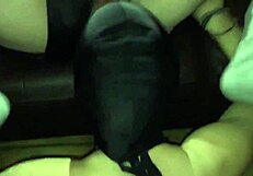 french swinger masked threesome party