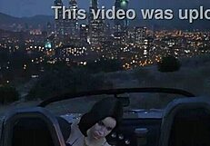 Gta 5- franklin gets a hooker service.