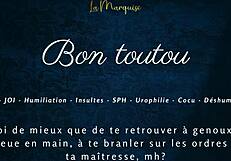 Can you obey like a good dog in this french joi femdom?