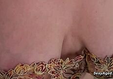 Hairy Mature Lesbians Lick And Fuck With Strap On!