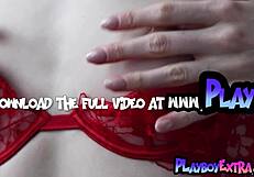 Skinny Russian Teen Blondie Stella Strips and Poses Nude for Playboy