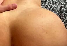 tanned beauty lets young guy cum inside her pussy - jess ksada full on red