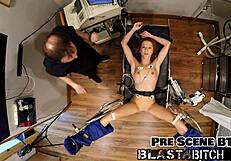 Stacy shepard's pussy blasted with cum after nurse blowjob