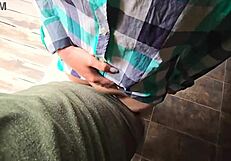 Stepsister Helps Stepbrother Cum Quickly in Her Panties!