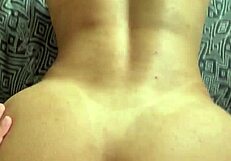 tanned beauty lets young guy cum inside her pussy - jess ksada full on red