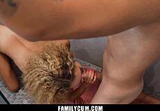 Pervert Stepbrother Surprises Stepsister in Bathroom Fuck