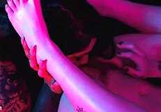 Acidalia Worships Feet For The First Time!