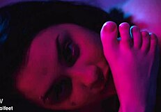 Acidalia Worships Feet For The First Time!