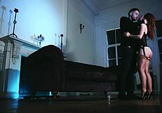 natural redhead beauty ella hughes submits for big cock