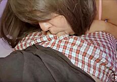 Curvy hot wife gets anal creampie from her best friend's big cock