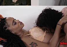 Olive Glass and Julie Kay Lick Each Other's Wet Pussies in 60fps Lesbian Fun!