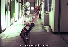 Beautiful Vietnamese women share an emotional moment together