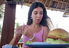 asked the waiter to cum on my face in a public cafe - i only like to dine covered in cum - cumwalk