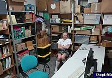 Alyssa Cole as uniformed thief pounded by perv cop