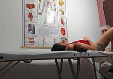 Gynecologist Fingers Ass and Fucks Patient