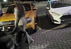 Paguei um boquete para o manobrista no estacionamento da festa na frente do corno- karenkiss