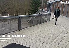 Mature MILF Julia North gets massage leading to anal fucking.