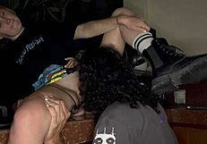 i fuck her on the kitchen counter roughly