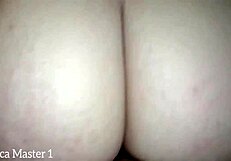 patricinha calls big black cock doorman for bareback fuck and cum on ass