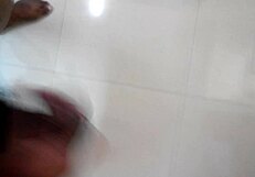 me stroking my throbbing black cock slowly