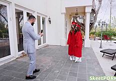 Eighteen-Year-Old Graduate Teen Seduces Hot Dilf