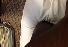 amateur black couple in doggystyle position