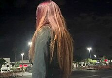 Italian Milf Artemisia Love Enjoys Outdoor Smoking Fetish In Los Angeles At Night