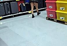 Kalena Mitrak shares unbelievable supermarket adventure in micro skirt