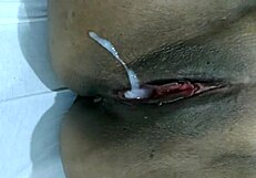 I cum inside the married woman from Manaus. My big monster cock throbs.