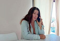 Stepmom invites stepson for nude beach photosession