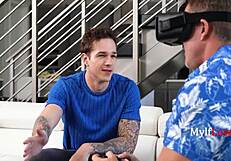 Step dad gets lost in the metaverse while step mom and step son explore family dynamics.