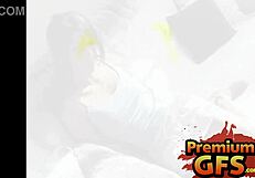 mandy lesbian fingering in bathtub with close-up licking and orgasm