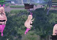 Secret flasher Manaka tackles daylight tasks in this game