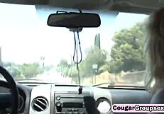 I, uh, love watchin' naughty cougars in a wild foursome