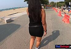 Big ass teen amateur from thailand fucks big dick tourist