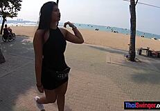 Big ass teen amateur from thailand fucks big dick tourist