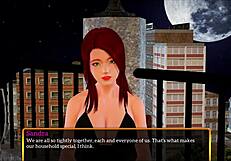 My New Family Rides Cowgirl In Game!