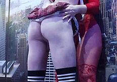 Brunette With Big Ass Fucks Hot Student In Ass