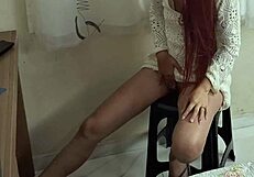 Housewife Receives Visit from Naughty Technician at Home