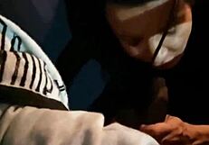 Sucking Friend's Big Dick in Car