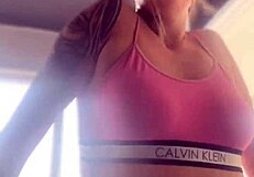 i went to the gym with an anal plug in my ass, got so horny, now my wet pussy is ready for cock