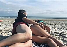 crazy stranger fucks me in the ass in front of the coast guard