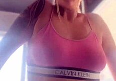 i went to the gym with an anal plug in my ass, got so horny, now my wet pussy is ready for cock