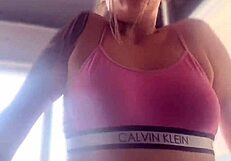 i went to the gym with an anal plug in my ass, got so horny, now my wet pussy is ready for cock
